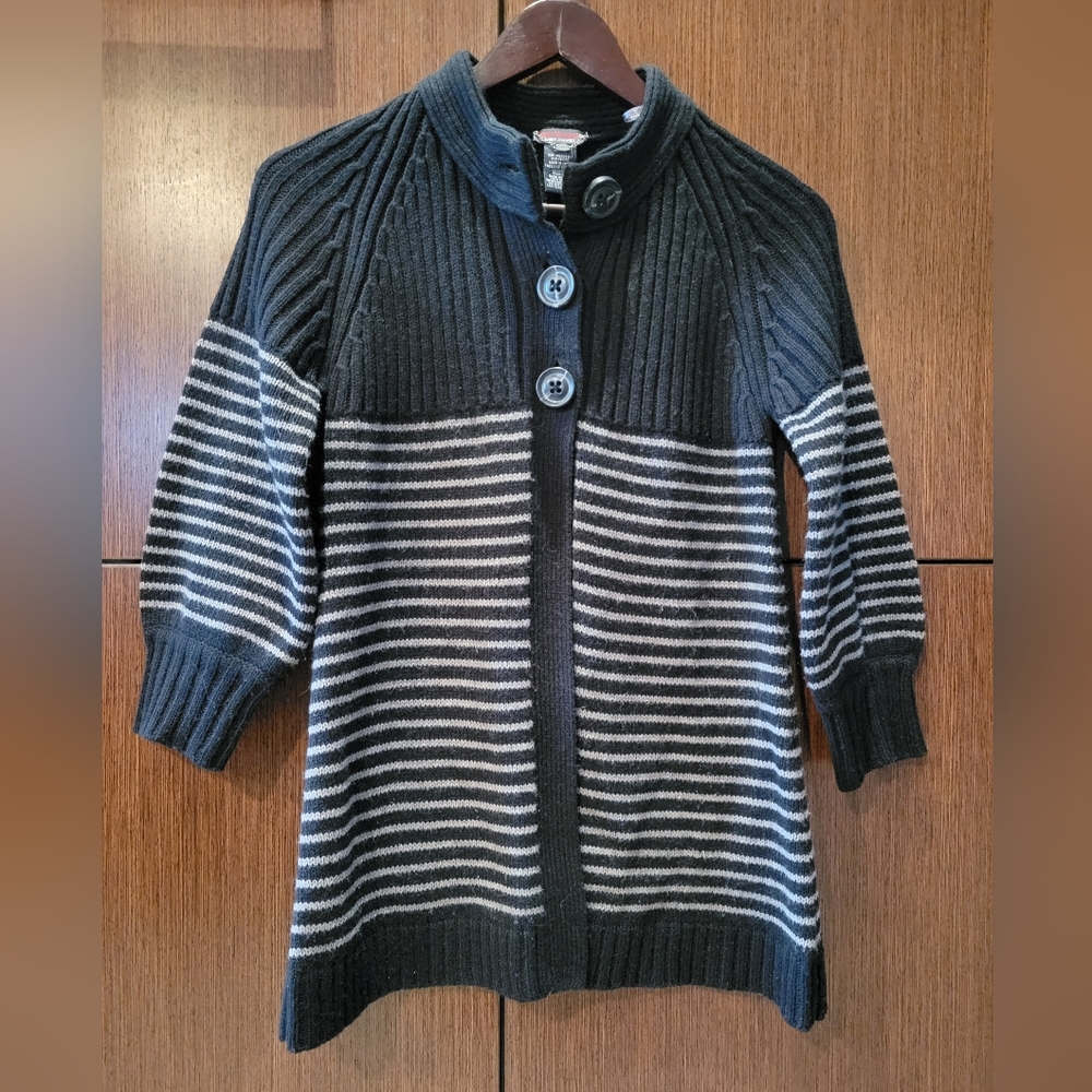 Devoted 3/4 Balloon Sleeve Cardigan Small